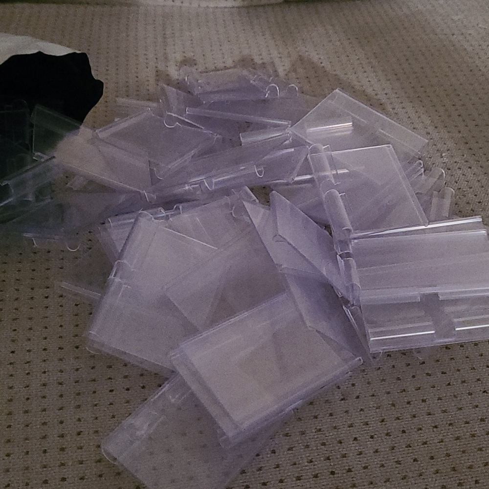 Plastic tag holders